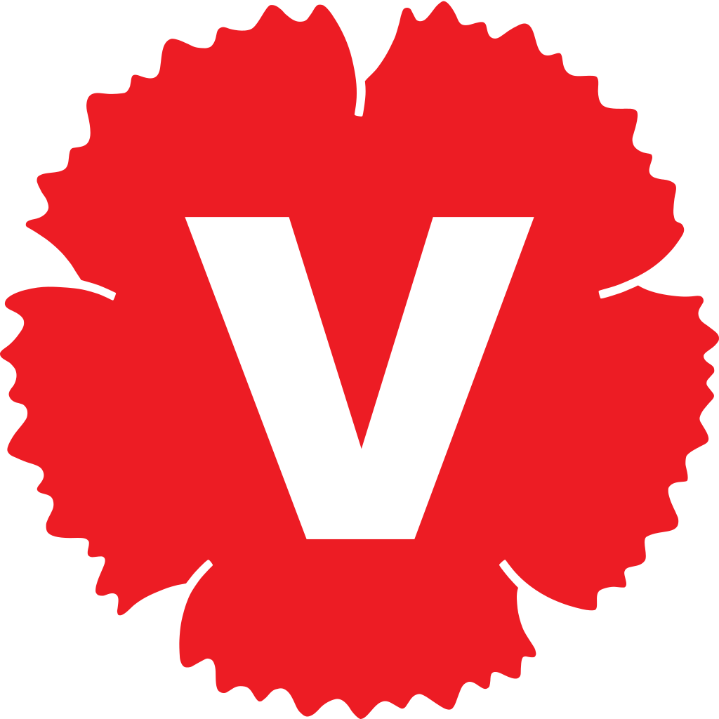 Vänsterpartiets partilogga.